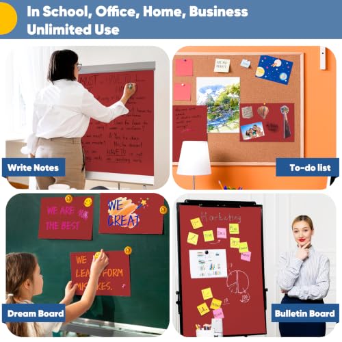 Red Wrapping Paper, 15"x450" Construction Bulletin Board Craft Kraft Paper - color: Red, size: 15 x 450 Inch