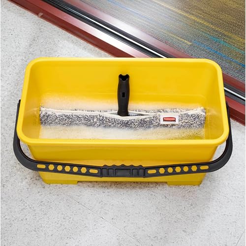 Rubbermaid Commercial Products Glass Cleaning Bucket with Lid, Mop Bucket - style: Bucket + Lid