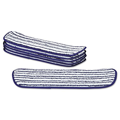 Rubbermaid Commercial Products Finish Pad 18 inch White for Janitorial/Professional Cleaners and Heavy-Duty industrial Cleaning/Finishing on Hard-Wood/Tile/Vinyl/Other Floor Sufaces