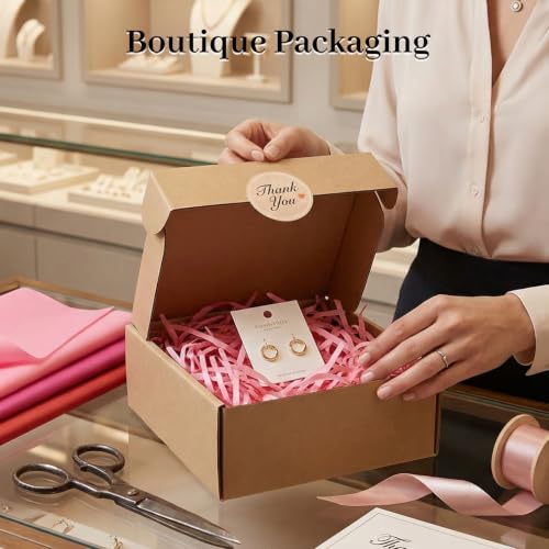Koogel 320 Sheets Red Pink Tissue Paper, 14 X 10 inch, 6 Colors - color: Red Pink