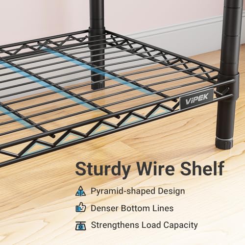 VIPEK V40 Medium Clothes Rack, Modular Closet System Clothing Rack - color: Black, size: V40 Medium