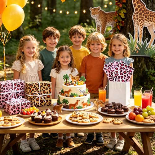 BEISHIDA Leopard Print Tissue Paper Bulk,Brown Cheetah Print Wrapping Tissue Paper for Gift Bags, 14 x 20 Inch Gift Wrap for Wedding Birthday DIY Crafts Holiday Floral Bouquet,60 Sheets - color: cheetah50-brown