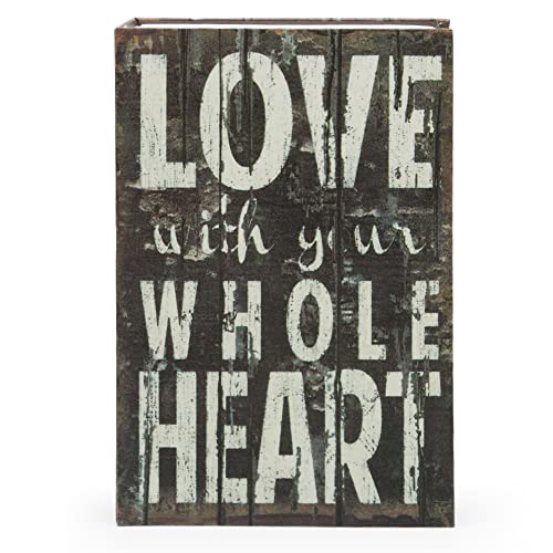 PACOLO Diversion Book Safe Storage Box (9.5"6"2.2"), Dictionary Secret Safe with Security Key Lock, Love, Key - style: Love-Key