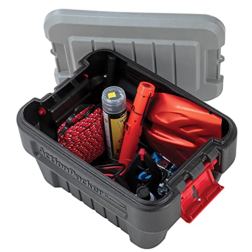 Rubbermaid ActionPacker️ 48 Gal with 8 Gal Containers Nested, Lockable Storage Bins, Industrial, Rugged Storage Container Bundle with Lids - size: 48 gal Bundle