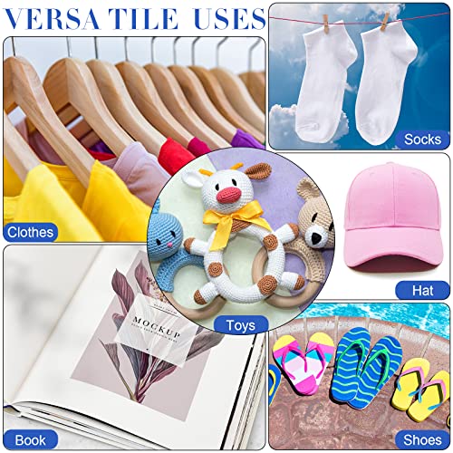Epakh 200 Pcs Clear Plastic Shirt Bags with 3500 Stickers, 9 x 12 Inch - size: 9 x 12 Inch