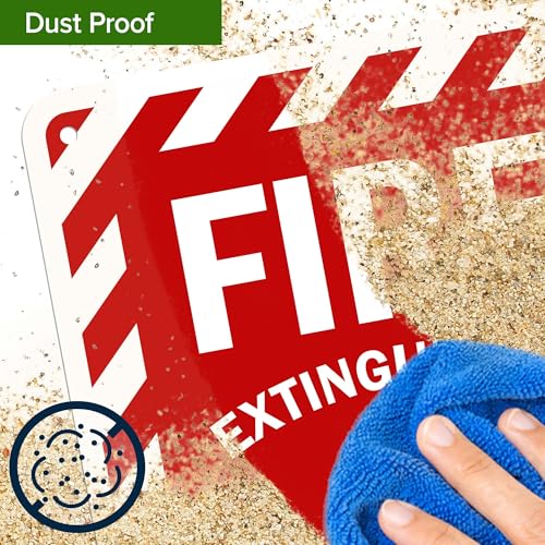 Fire Extinguisher Inside Sign, (MS-25661) 10x7 Inches, 55 mil thick HDPS - size: 7x10 Polystyrene