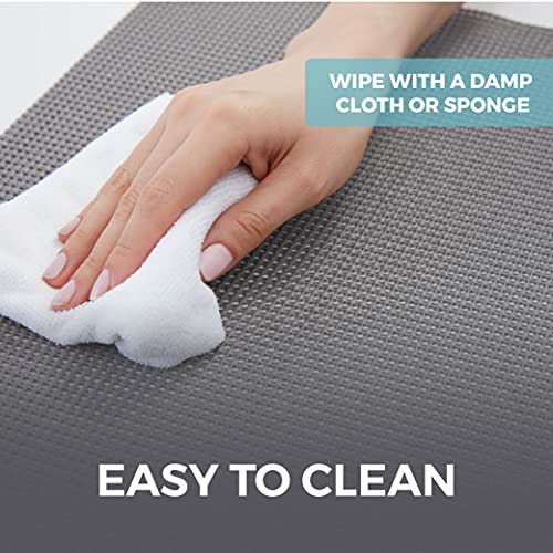 HOME GENIE Shelf Drawer and Cabinet Liner, Non Adhesive, 12x20 White - color: White, style: 12" x 20'