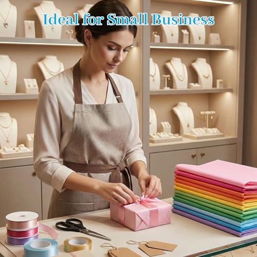 Koogel Tissue Paper 330 Sheets, 14 X 10 inch 20 Colors for Gift Bags - color: 20 Colors