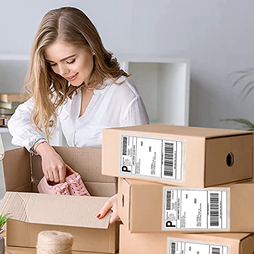 RyhamPaper Packing List Envelopes, Clear 7.5" x 5.5" Self Adhesive Shipping Labels Envelope Pouches (2000 Pack) - size: 2000 Pack