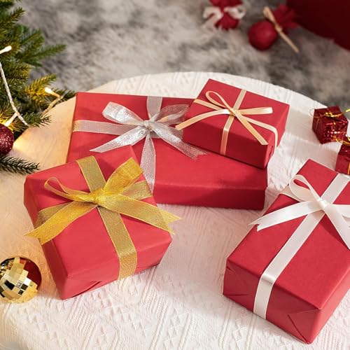 Red Wrapping Tissue Paper Bulk for Gift Bags, 160 Sheets 20 x 14 Inch - color: Red