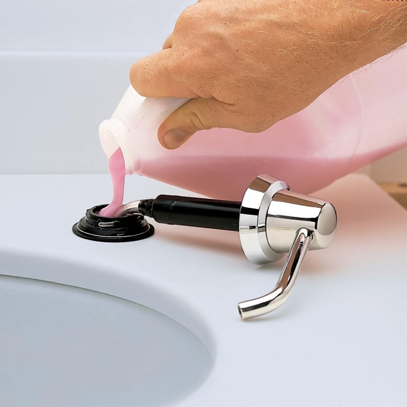 Bobrick B-8226 Soap Dispenser, 6" Spout, Silver (Pack of 12) - size: 6" Spout (Pack of 12), style: Liquid