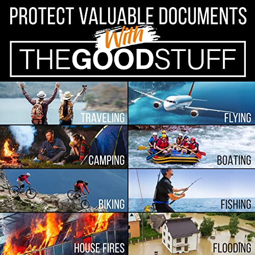 Fireproof Document Pouch (10"x13")- Protect Cash with a Fire Safe Money Bag - color: Cash Bag