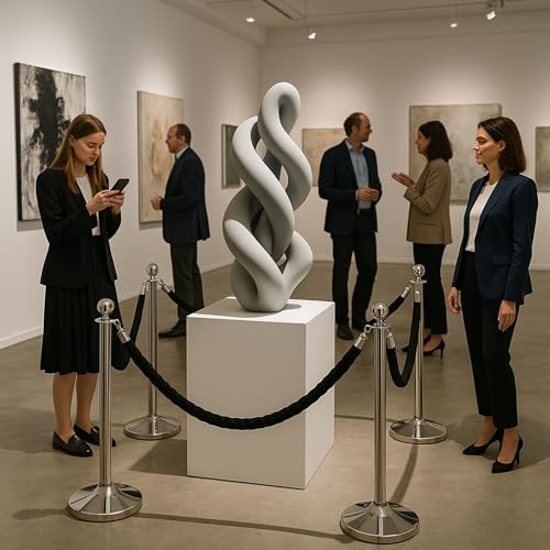 4 PCS Black Velvet Rope - 5 Ft Black Velvet Rope for Ceremonies Safe for Parties Crowd Queue Line Control Hanging Stanchion Tape - color: Black + Silver