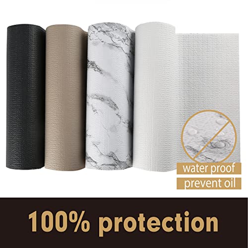 Drawer and Shelf Liner 12 in x 10 FT, Non Adhesive Water Resistant, Easy Clean and Trim, Smooth Surface Liners for Kitchen Cabinet, Shelves, Drawers, Pantry, Marble - color: Marble, size: 12"W x 120"L