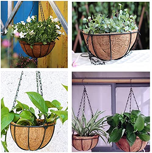 Legigo 3 Pack 14 Inch Hanging Basket Coco Liners Replacement, Round - color: 3pcs, size: 14 Inch