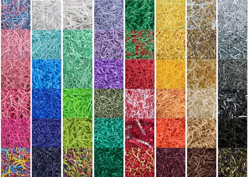MagicWater Crinkle Cut Paper for Gift Baskets - 1/2LB - Lavender - color: Lavender