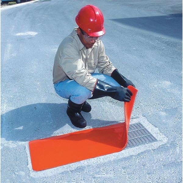 UltraTech 2124 Ultra-Drain Seal Drain Cover, Orange Urethane, 18" x 58" - size: 18" x 58", style: Rectangular