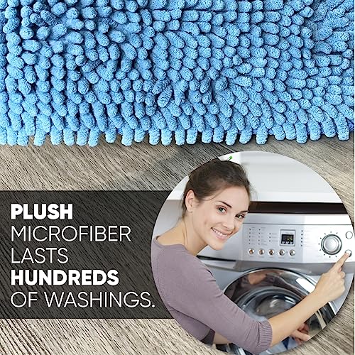 10" Mucho Microfiber Mop System - Mops for Floor Cleaning - Hardwood Floor Mop for Tile, Laminate, Wood, Vinyl Floors | Washable Pads | Dry & Wet Mopping - Microfiber Wholesale - size: 10" Kit