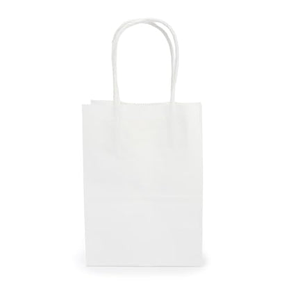 ClearBags Paper Merchandise Handle Bags (White, 4 3/4 x 2 15/16 x 6 1/2) - color: White, size: 4 3/4 x 2 15/16 x 6 1/2