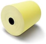 (32 Rolls) 3 1/8 x 230 Yellow Thermal Paper Receipt Rolls (55GSM Paper Thickness) fits all Clover POS Cash Register Printers from BuyRegisterRolls - size: Pack of 32, style: Yellow Thermal