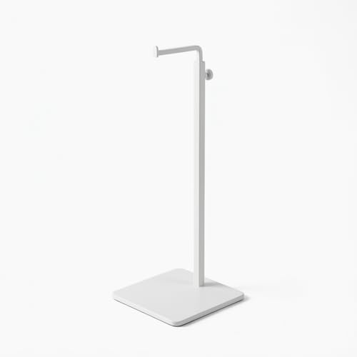 Single Hook Adjustable Purse Display Stand Metal Adjustable Handbag Bag Display Rack Holder (WHITE) - color: WHITE