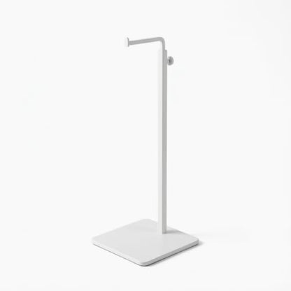 Single Hook Adjustable Purse Display Stand Metal Adjustable Handbag Bag Display Rack Holder (WHITE) - color: WHITE