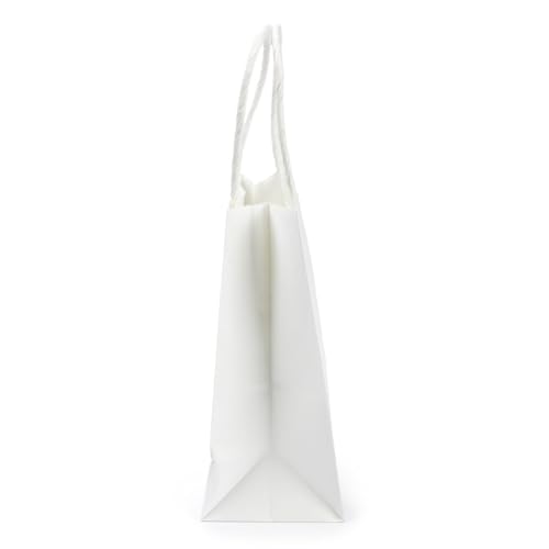 ClearBags Paper Merchandise Handle Bags (White, 4 3/4 x 2 15/16 x 6 1/2) - color: White, size: 4 3/4 x 2 15/16 x 6 1/2