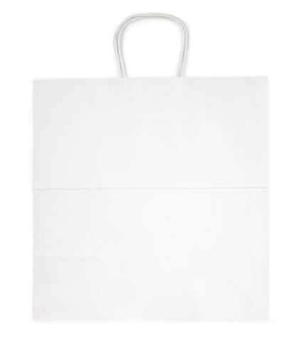 ClearBags Paper Merchandise Handle Bags (White, 12 1/2 x 7 x 13) - color: White, size: 12 1/2 x 7 x 13