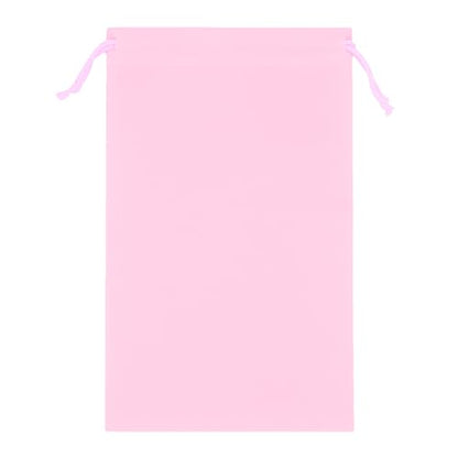 Mandala Crafts 8x17 Pink Velvet Drawstring Bags for Shoe Dusting Bags - color: Pink 8X17 Inches, size: 1 Count (Pack of 10)