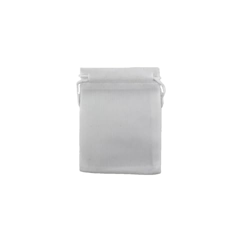 Palmhomee Pack of 48 3x4 Inch Velvet Drawstring Bags Gift Bag Velvet Pouch For Jewelry Wedding and Party Favor (White) - color: White