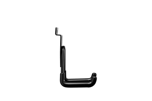 12Pack Slatwall Hooks Heavy Duty Slatwall Accessories Garage Slatwall Hooks and Hangers Small U Hook(Black) - size: 12PC U Hooks