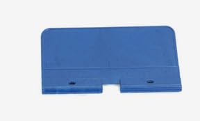 12 Pack Shopping Cart Replacement Light Blue Seat Blank Tile for Retail Centers and Grocery Stores by Marketing Holders