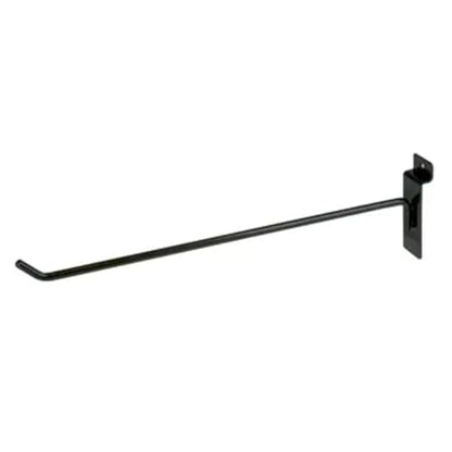 Econoco Slatwall Deluxe Hooks, 96 Pack, Black, 12in - color: Black, size: 12" Length
