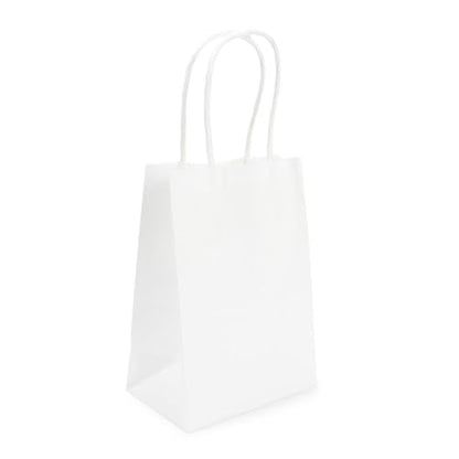 ClearBags Paper Merchandise Handle Bags (White, 4 3/4 x 2 15/16 x 6 1/2) - color: White, size: 4 3/4 x 2 15/16 x 6 1/2