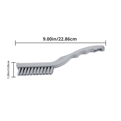 SPARTA Detail Brush Grout Brush, Crevice Brush with Hanging Hole for Bathroom, Kitchens, Countertop, Plastic, 9 Inches, Red - color: Red, size: 9 Inches