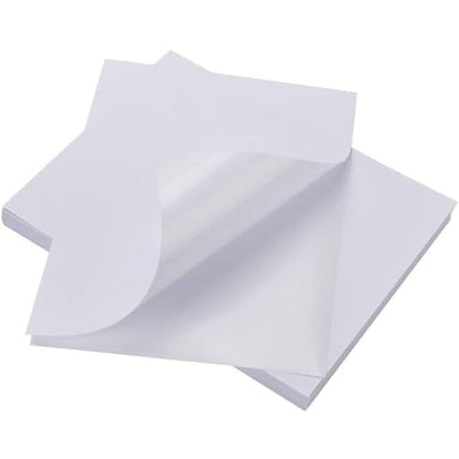 BESTEASY Sticker Paper 8.5" x 11" Full Sheet Label Stickers for Laser & Inkjet Printers, Self-Adhesive Paper Shipping Labels (500 Sheets,500 Labels) - size: 500 sheets, style: 1 up-8.5"x11"