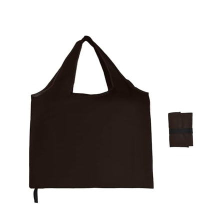 Foldable Shopping Bag, Reusable Grocery Bag Holder, Tote Bags - color: C7-brown