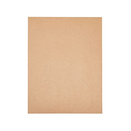 Best Paper Greetings Letter Paper Kraft Card Stock Sheets - 11 x 8.5 In, Brown, 96 Pack - Invitation Paper for Card Making & DIY Craft Projects