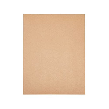 Best Paper Greetings Letter Paper Kraft Card Stock Sheets - 11 x 8.5 In, Brown, 96 Pack - Invitation Paper for Card Making & DIY Craft Projects