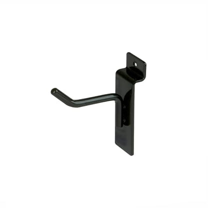 Econoco Slatwall Deluxe Hooks, 2 Inch Display Hooks for Panels, Heavy Duty Metal, Pack of 96, Black - color: Black, size: 2" Length