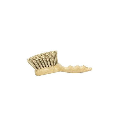 SPARTA 40541EC25 Plastic Scrub Brush, Utility Brush, Kitchen Brush With Hanging Hole For Cleaning, 8 Inches, Tan - color: Tan