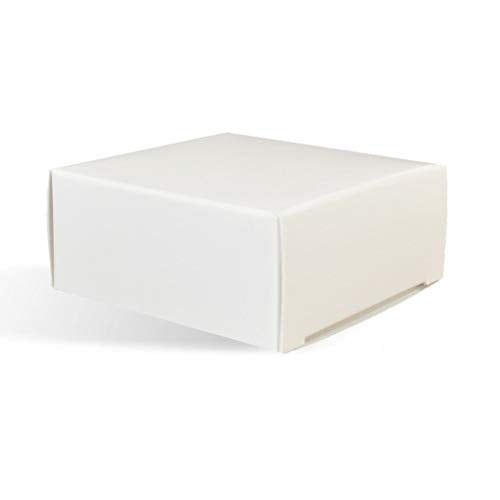 White Square Boxes for Homemade Soap Packaging, No Window - Case of 1,000 - color: White, size: Case of 1,000