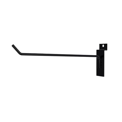 Slatwall Panel Hooks, Black, 8'', 25PCS Slat Wall Tool Hanger - color: Black, size: 8 Inch