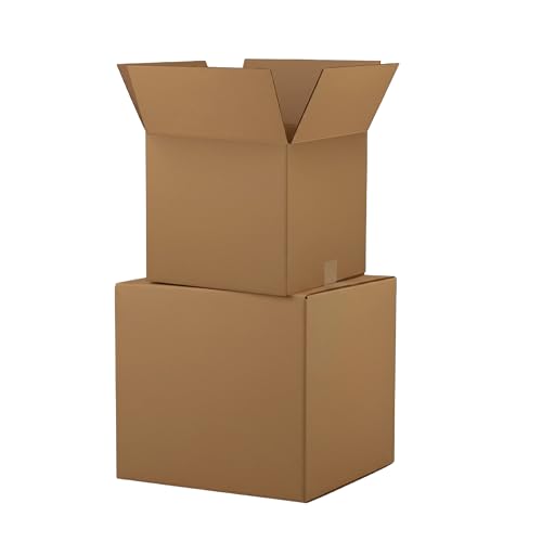 The Boxery 10"x8"x6" Corrugated Cardboard Boxes 50-Pack - size: 10 x 8 x 6"
