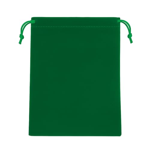 Mandala Crafts 5x7 Emerald Green Jewelry Gift Favors Velvet Drawstring Bags - color: Emerald Green 5X7 Inches, size: 1 Count (Pack of 50)