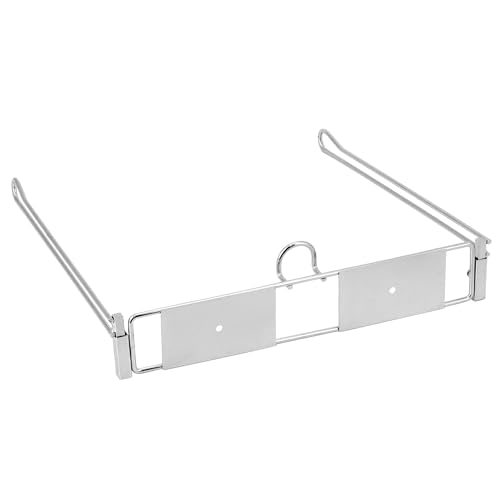 QWORK Bag Holder for Plastic Bags, T-Shirt Bag Rack Holder, T Shirts Bags Rack, Hanging Bag Rack, Fits Standard Bags, with Screws, 11.81" x 10.04" x 2.76"