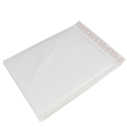 100#1 7.25x12 White Kraft Paper Padded Bubble Envelopes Mailers Shipping 7.25"x12"