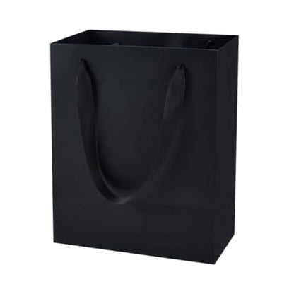 Aosric Black Gift Bags with Tissue Paper, 30 Pack, 8x5x10 Inch - color: Black
