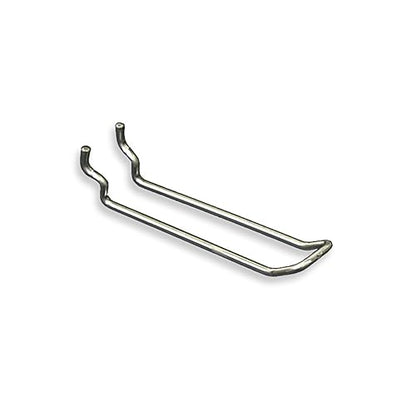 Azar 701140 Safety Metal 4-Inch Loop Hook, 50-Piece Set - size: 4 in.
