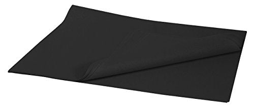 Premier Packaging Jet Black Tissue Paper, 48 Sheets, 20" x 30" Gift Wrapping - color: Jet Black